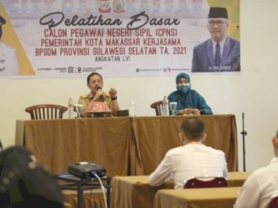 Sekda Makassar Motivasi Peserta Latsar CPNS Angkatan LVI dan LVII