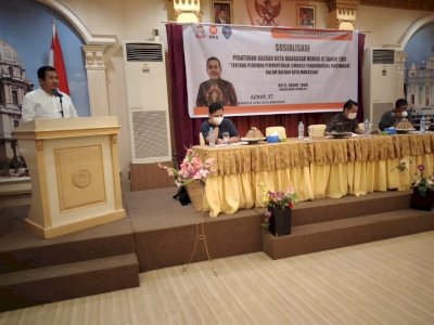 Azwar Sosialisasikan Pedoman Pembentukan LPM di Kota Makassar