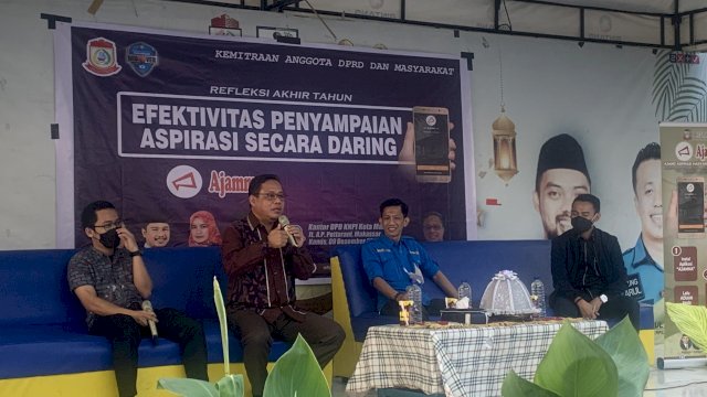 Diskusi Refleksi Akhir Tahun DPRD Makassar.