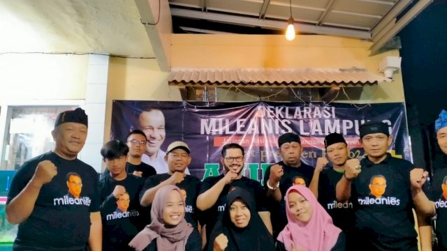 Deklarasi Anies Capres, Mantan Ketua Gelora Pimpin Mileanies Lampung