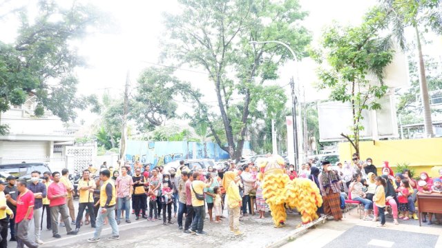 Festival Barongsai Golkar Makassar.