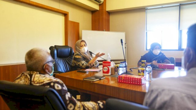 Wawali Fatma saat meeting bersama Perwakilan BPK RI.