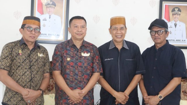 Bupati Basli Ali Terima Kunjungan Kekerabatan Ketua Forum Silaturahmi Keraton Nusantara