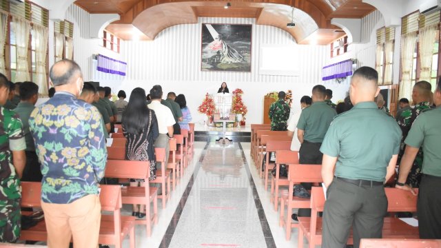 Kegiatan Ibadah Bersama TNI-POLRI Dan PNS Merupakan Salah Satu Wujud Sinergitas