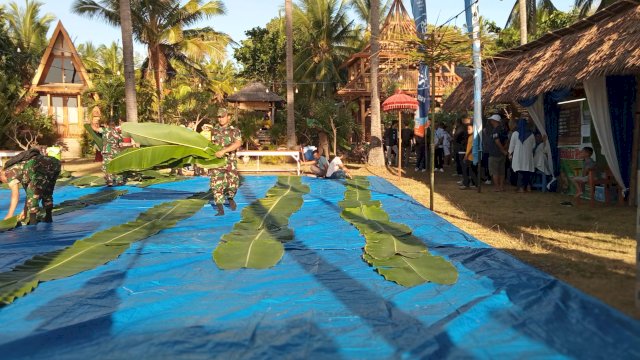 Jelang Bakar Ikan Terpanjang Pesta rakyat, Sunari Mulai Ramai pengunjung