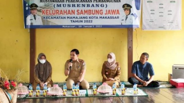 Camat Mamajang Pimpin Rapat Musrembang Kelurahan Sambung Jawa