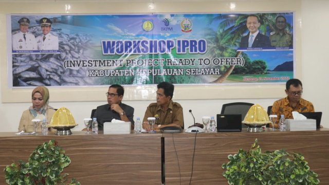Wabup Saiful Arif saat membuka Workshop IPRO.