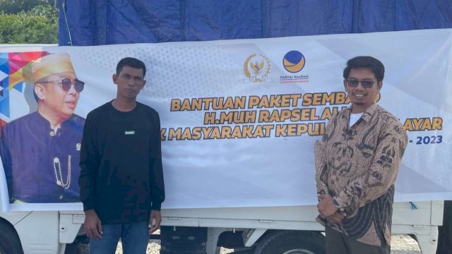 H. Muh. Rapsel Ali Kirimkan Paket Sembako, Untuk Warga Terdampak Cuaca Ekstrem di Desa Rajuni