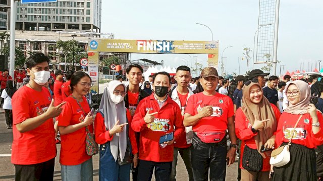 Stimi Yapmi Makassar Ikut Berpartisipasi Gerak Jalan Santai 3D+1 LLDIKTI Wilayah IX