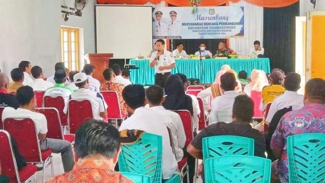 BPKPAD Sosialisasi pajak daerah di Kecamatan Pasimasunggu Selayar.