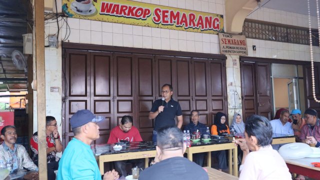 Wali Kota Makassar Danny Pomanto diundang Tomas Soppeng untuk diskusi