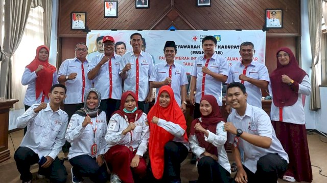 Pengurus Palang Merah Indonesia Kabupaten Kepulauan Selayar Melakukan Musyawarah Kerja di Ruang Rapat Pimpinan Kantor Bupati