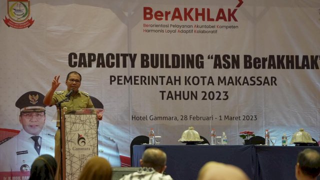 BKPSDM Kota Makassar gelar Capacity Building yang dibuka secara resmi oleh Wali Kota Makassar Ramdhan Pomanto.