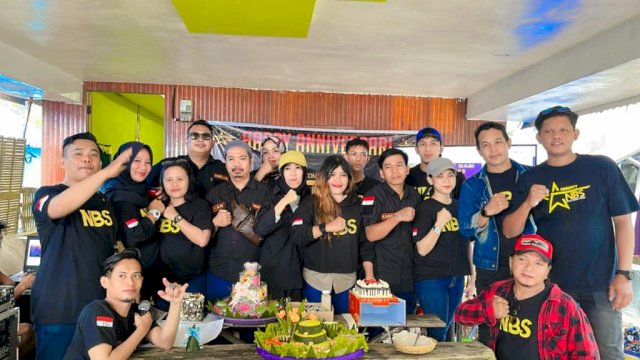Nongkrong Bareng Sahabat (NBS) rayakan anniversary pertama dengan mengundang berbagai komunitas.