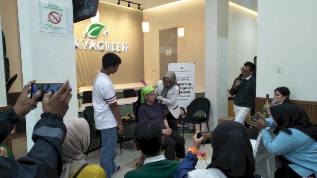 Klinik kecantikan, Naavagreen menggelar Open House and Media Gathring Reopening Cabang, di Jalan Veteran Selatan, Makassar, pada Rabu (29/3/2023).