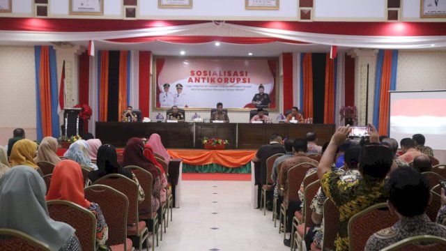 Sosialisasi Anti Korupsi Lingkup Pemkab Kepulauan Selayar Dibuka Wakil Bupati