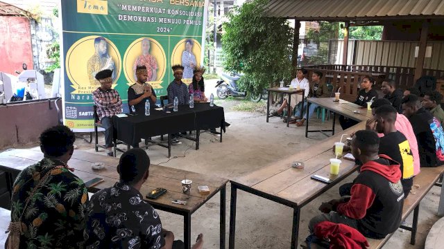 Diskusi Kebangsaan Mahasiswa Papua di Makassar.