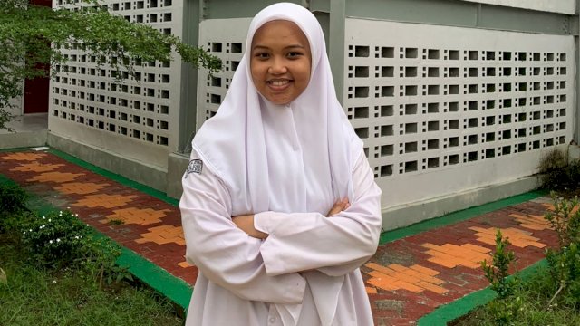Darmianti, Siswa SMA Islam Athirah Bone.