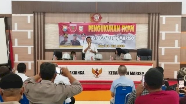 FKPM Mariso Dikukuhkan, Camat Juliaman Harap Bisa Bantu Pemerintah Dalam Keamanan