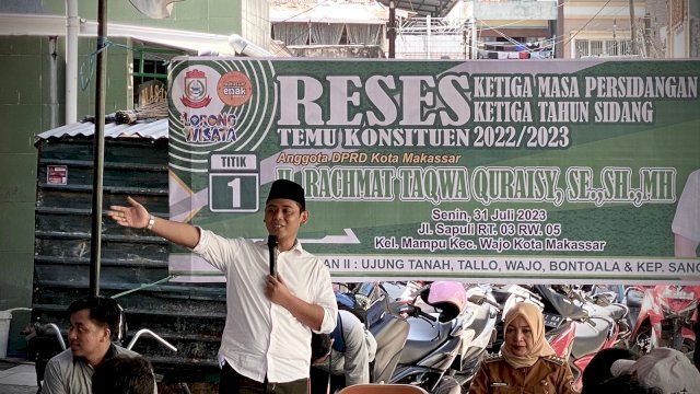 Legislator Makassar RTQ Siap Perjuangan Aspirasi Warga Dapil II