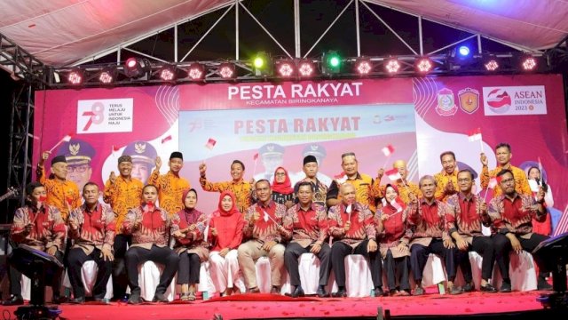 Malam Puncak Pesta Rakyat di Biringkanaya Sukses Digelar, Walikota Makassar Sampaikan Pesan
