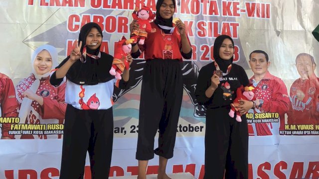 Mahasiswi UIN Alauddin Makassar Raih Medali Perak di Pekan Olahraga Kota Makassar VIII Cabor Pencak Silat