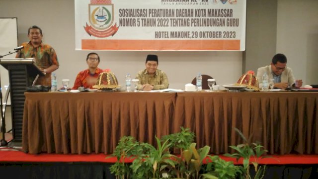 Legislator Makassar Azwar Sebut Pentingnya Perda Perlindungan Guru Diketahui Orangtua Siswa