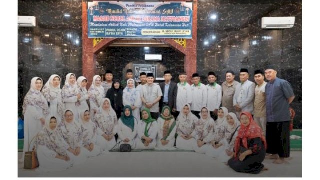 Camat Mamajang Hadiri Peringatan Maulid Nabi Muhammad SAW di Masjid Nurul Askar Asrama Mattoanging