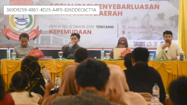 Gelar Sosialisasi Perda, Sekretariat DPRD Makassar Dorong Pemuda Lebih Berkembang