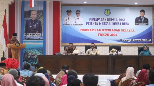 Enam Kades Terpilih Tampil Paparkan Inovasi Di Ajang Lomba Desa Tingkat Kepulauan Selayar