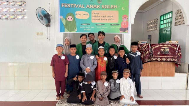 Ciptakan Generasi Islami, KKN UIN Alauddin Makassar Angkatan 74 di Desa Kalitata Gelar Festival Anak Soleh