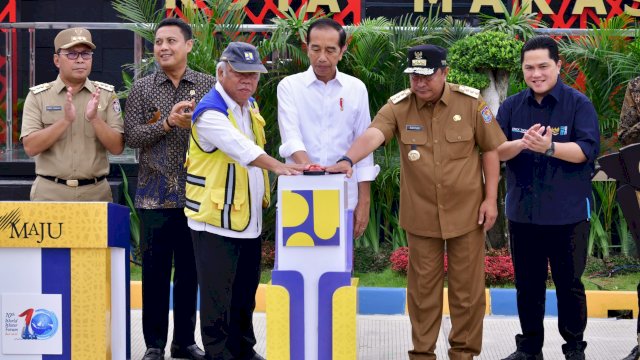 Presiden Jokowi Resmikan IPAL Senilai Rp1,2 Triliun di Makassar