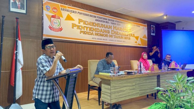Muchlis Misbah Dorong Pemenuhan Hak Disabilitas di Makassar Dapat Perlakuan Setara