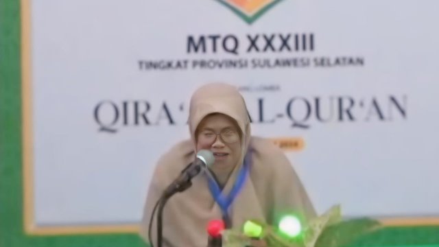 Lomba MTQ XXXIII Tingkat Provinsi Sulawesi Selatan Memasuki Hari Keempat, Peserta Masih Terus Bersaing