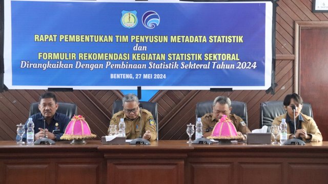 Rapat Pembinaan Statistik Sektoral 2024 Dibuka oleh Sekretaris Daerah Kabupaten Kepulauan Selayar