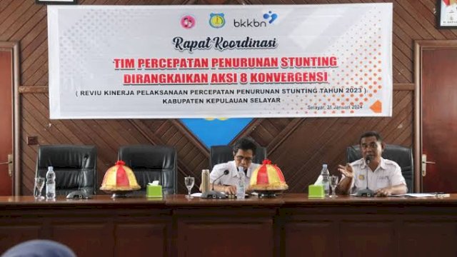 Rapat Koordinasi DP3AP2KB Kepulauan Selayar Dibuka Secara Resmi Oleh Wakil Bupati