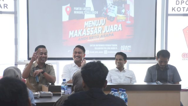 Andi Seto Undang Warga Makassar Ikut Jalan Sehat di Pantai Losari