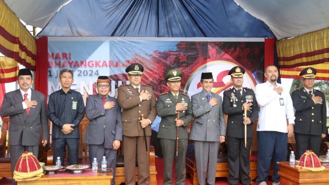 Polres Kepulauan Selayar Menggelar Upacara Peringatan Hari Bhayangkara ke &#8211; 78