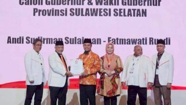 Andalan Hati Dapat Rekomendasi B1-KWK dari PKS, Optimis Menangkan Pilgub Sulsel