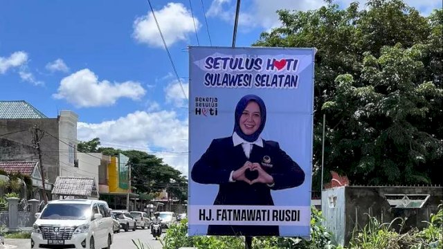 Bakal Calon Wakil Gubernur Sulsel dari kalangan perempuan, Fatmawati Rusdi.