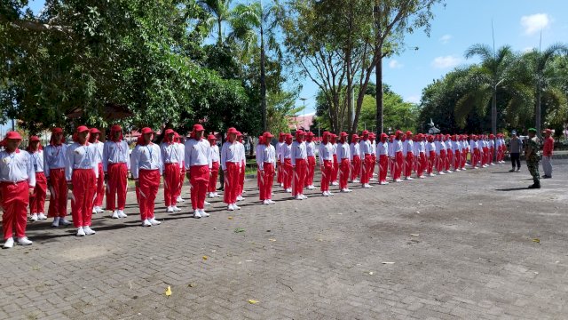 Kesbangpol Kepulauan Selayar Menggelar Pembukaan Pusdiklat Calon Paskibraka Tahun 2024