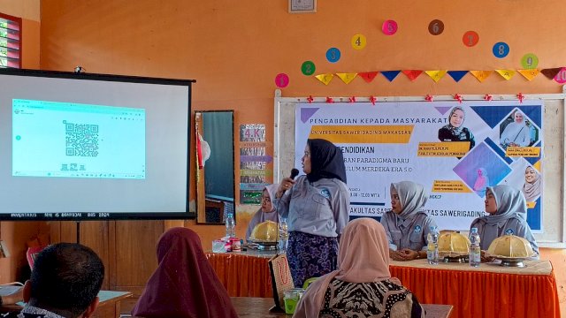 Dosen Sastra Unsa Makassar Gelar PKM Inovasi Pendidikan Kurikulum Merdeka di Era 5.0