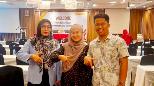 Dosen pengelola jurnal Unsa Makassar menghadiri kegiatan Workshop OJSJournal Upgrading and Editorial Workflow with Public Knowledge Project(PKP), Sabtu 24 Agustus 2024/Ist