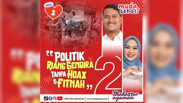 Milenial Muda Sehati Ajak Masyarakat Makassar Berpolitik dengan Riang Gembira Tanpa Hoax dan Fitnah