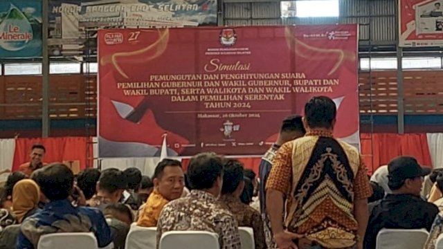 KPU Sulsel Gelar Simulasi Pemungutan Suara untuk Pilgub dan Pilwalkot Makassar 2024