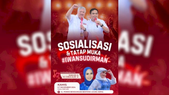 Yuks Meriahkan!! Kampanye Iwan-Sudirman Bakal &#8216;Diguncang&#8217; Hj Cica Alwi dan Dian KDI