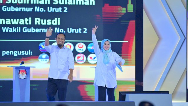 Rekam Jejak Ekonomi Jadi Kekuatan Andi Sudirman-Fatmawati di Debat Kedua Pilgub Sulsel