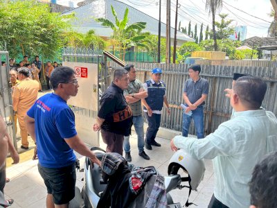 Komisi C DPRD Makassar Sidak Bangunan Ruko 3 Lantai Jadi 8 Lantai
