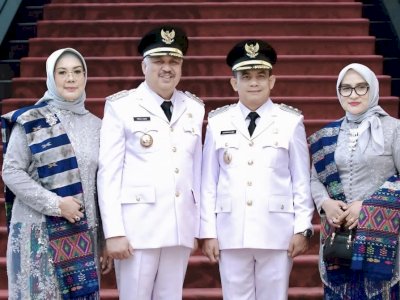 Sah!!! Irwan Hamid-Sudirman Bungi Dilantik Jadi Bupati-Wakil Bupati Pinrang 2025-2030