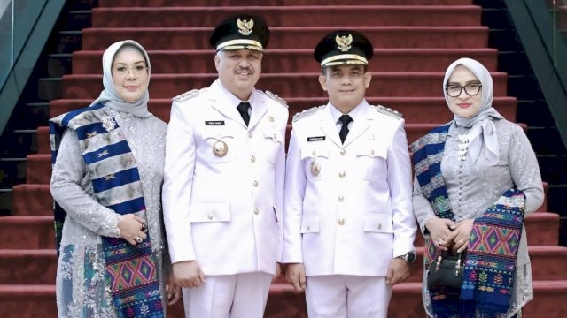 Sah!!! Irwan Hamid-Sudirman Bungi Dilantik Jadi Bupati-Wakil Bupati Pinrang 2025-2030